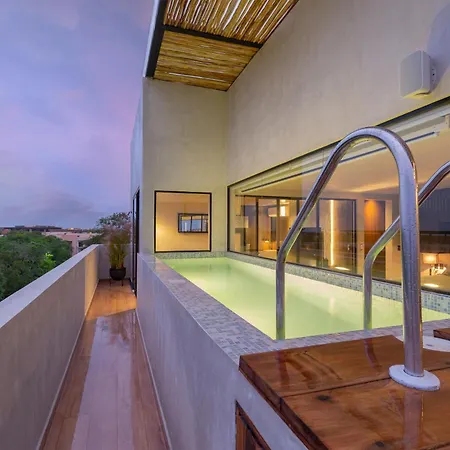 Amazing Penthouse W Private Pool Aldea Zama Apartment